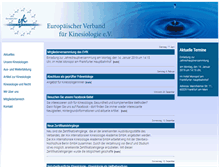 Tablet Screenshot of kinesiologie-verband.de